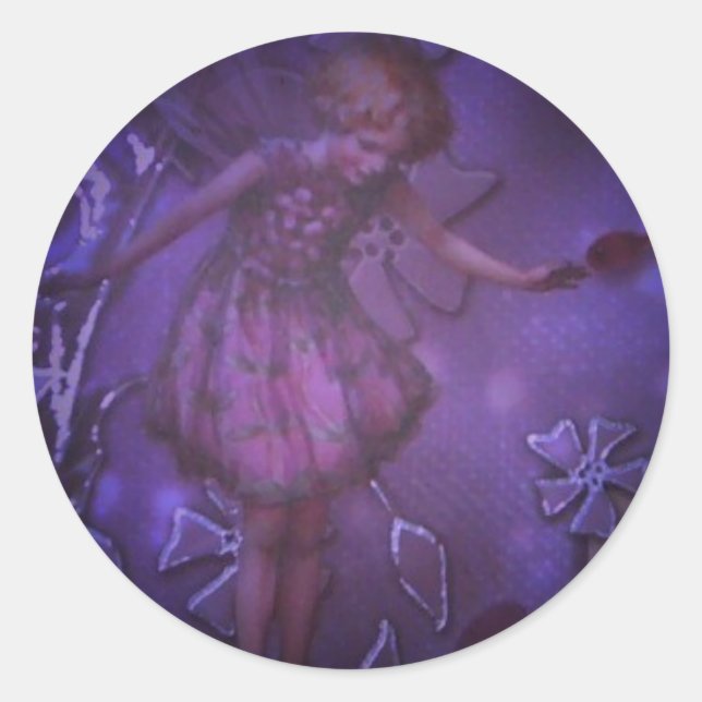 Märchenkleber Runder Aufkleber (Vorderseite)