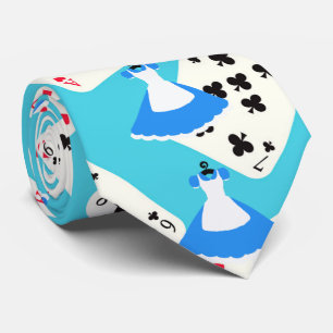 Märchenland-Alice-Muster Krawatte