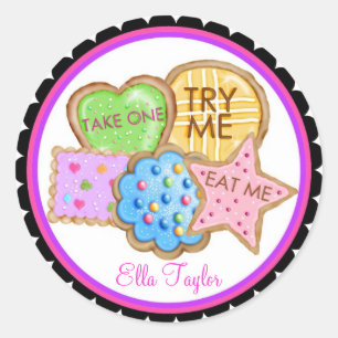 Märchenland-Geburtstags-Party-Aufkleber Runder Aufkleber