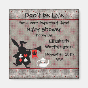 Märchenland-Kaninchen-Baby-Dusche Save the Date Magnet