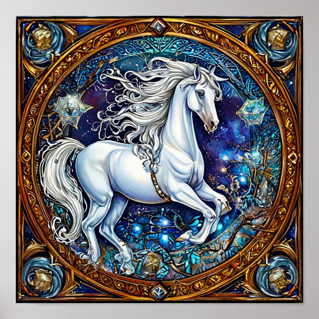 Märchenpferd Poster (Vorne)