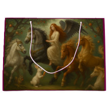 Märchenpferde und Engelsgeschenktasche