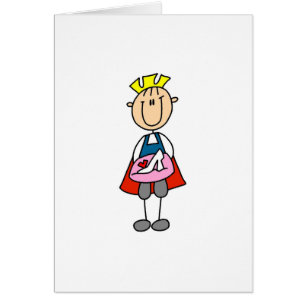 Märchenprinz mit Glaspantoffel-Karte