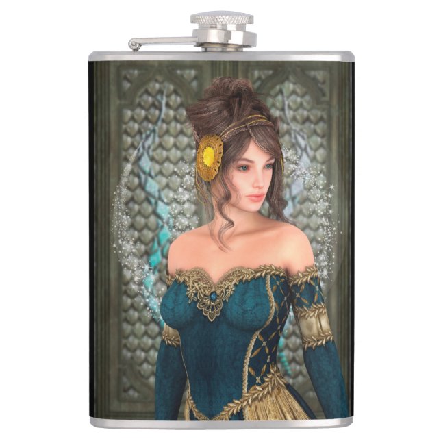 Märchenprinzessin Flachmann (Vorderseite)