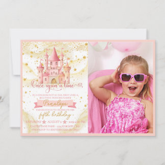 Märchenprinzessin-Foto-Einladung Einladung