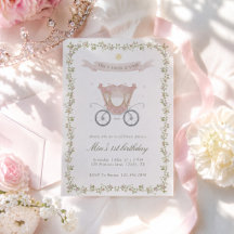 Märchenprinzessin Kutsche 1. Geburtstag