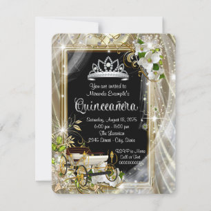 Märchenprinzessin Quinceñera Einladung