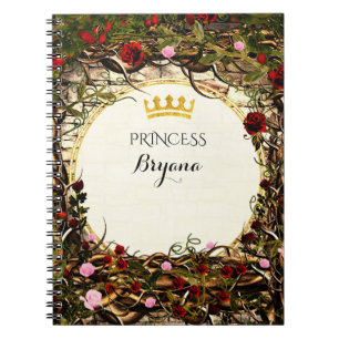 Märchenprinzessin Vintage Briar Rose Elegant Notizblock