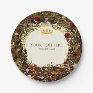 Märchenprinzessin Vintage Briar Rose Party Pappteller