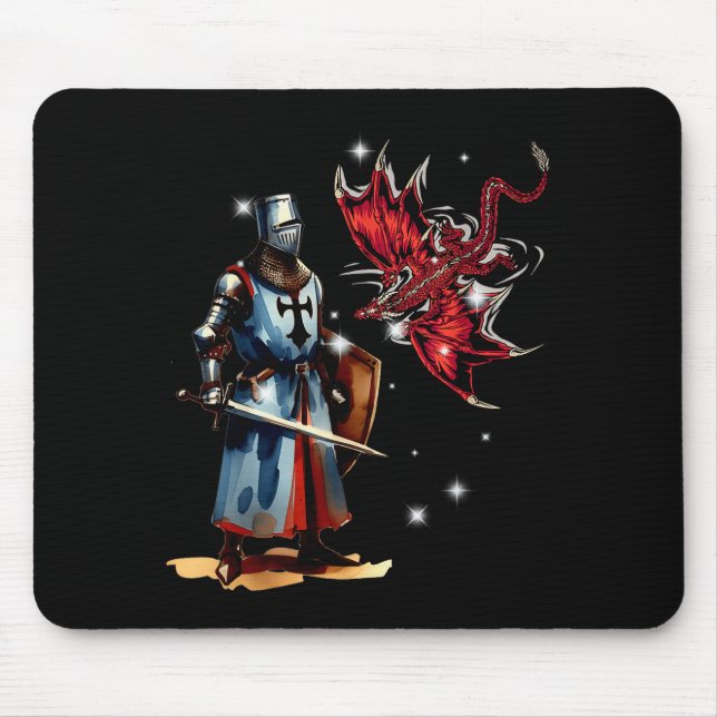 Märchenritter Kinder-Ritterrüstung Märchen Mousepad (Vorne)