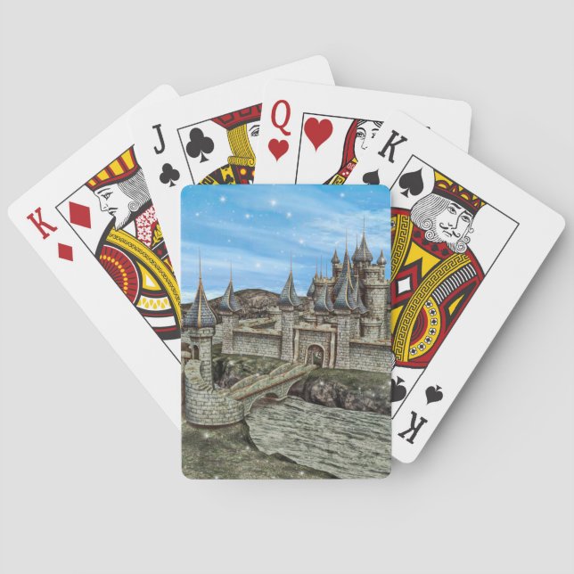 Märchenschloss Spielkarten (Rückseite)