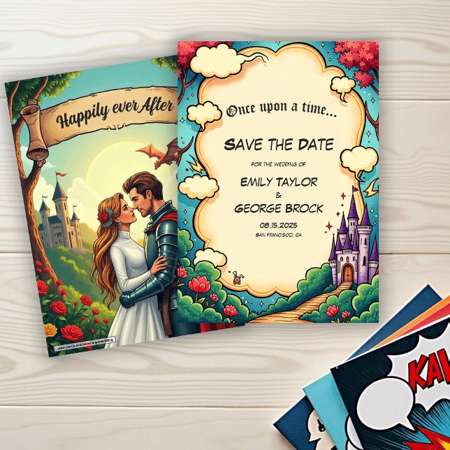 Märchenschloss Wald Feenhochzeit Save The Date (Von Creator hochgeladen)