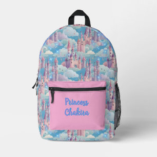 Märchenschlösser in den Wolken Bedruckter Rucksack