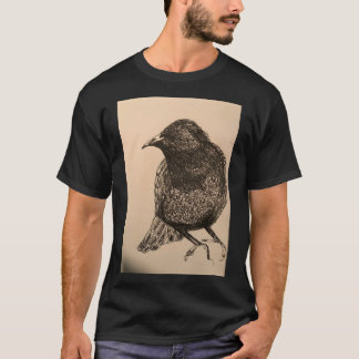 Märchenstar-Vogel-Illustrations-Shirt T-Shirt