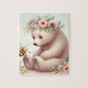 Märchenwald Babys Bär und Biene Puzzle