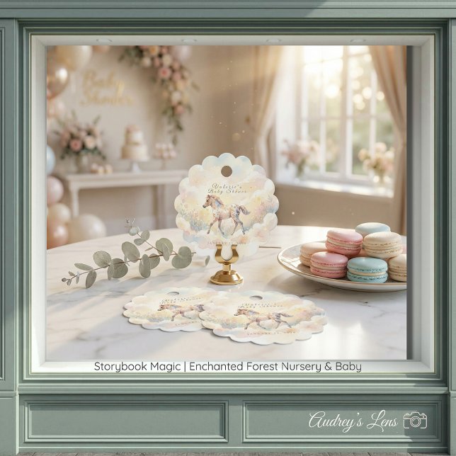 Märchenwald-Magie  Geschenkanhänger (Storybook Magic Enchanted Forest Favor Tags)
