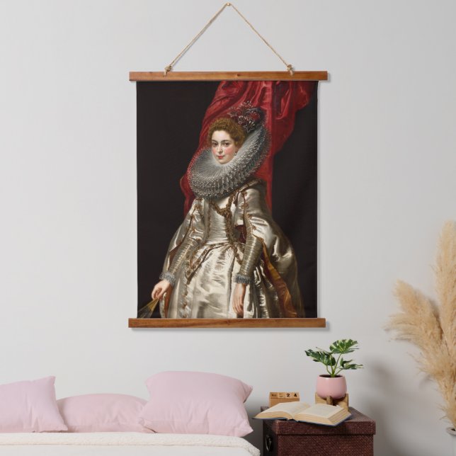 Marchesa Brigida Spinola-Doria Wandteppich Mit Holzrahmen (Schlafzimmer)