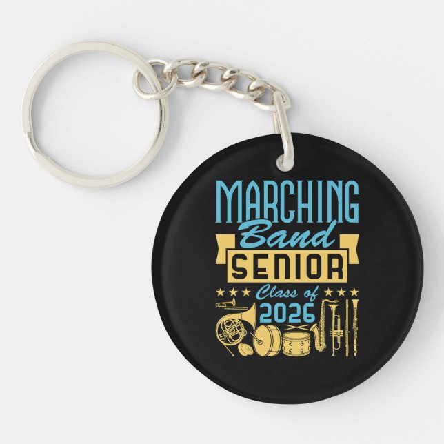 Marching Band Abiturklasse 2026 Schlüsselanhänger (Vorderseite)