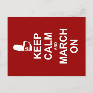 Marching Band Behielt Calm   Custom Postkarte