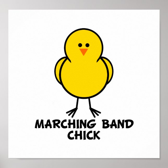 Marching Band Chick Poster (Vorne)