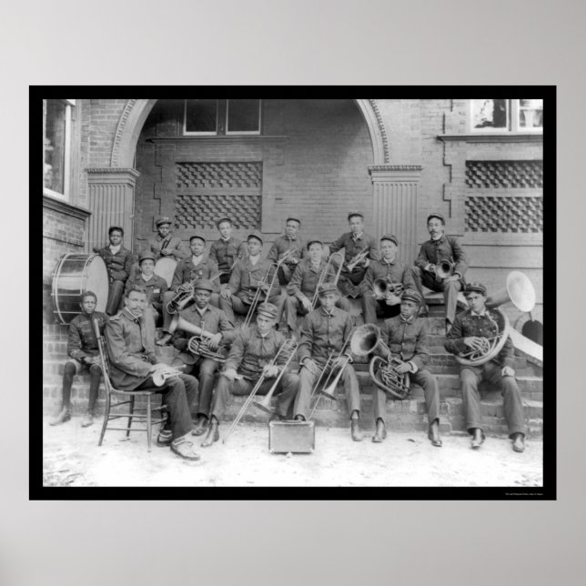 Marching Band Claflin University 1898 Poster (Vorne)