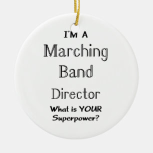 Marching-Band-Direktor Keramik Ornament