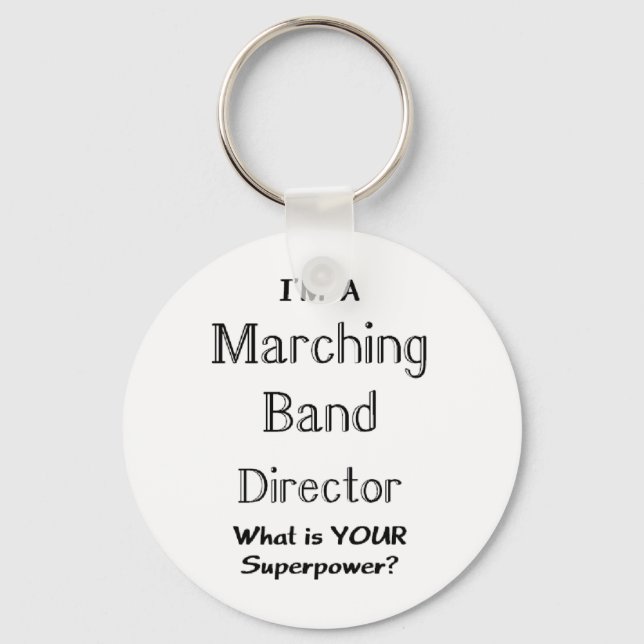 Marching-Band-Direktor Schlüsselanhänger (Vorderseite)