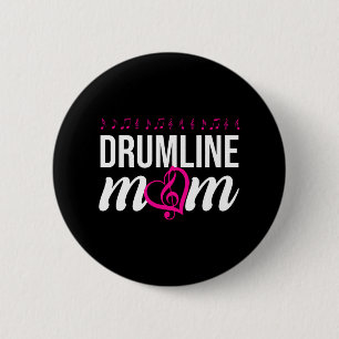 Marching Band Drum Corps Drumline Mama Button