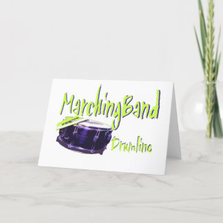 Marching Band Drumline Karte