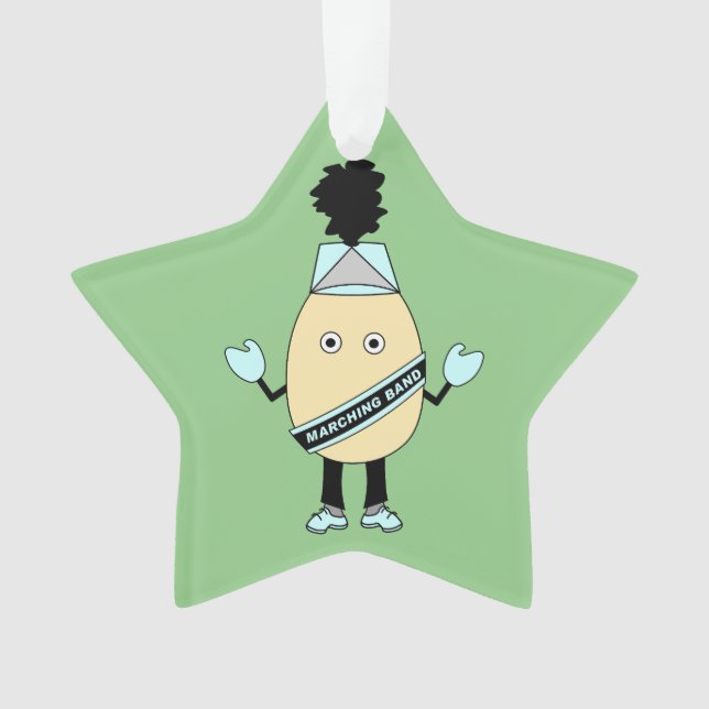 Marching Band Egghead Ornament (Vorderseite)