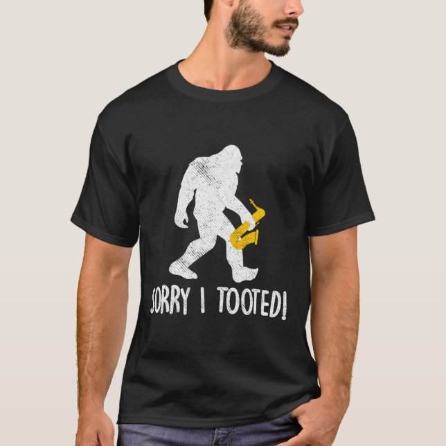 Marching Band Funny Saxophon T-Shirt (Vorderseite)