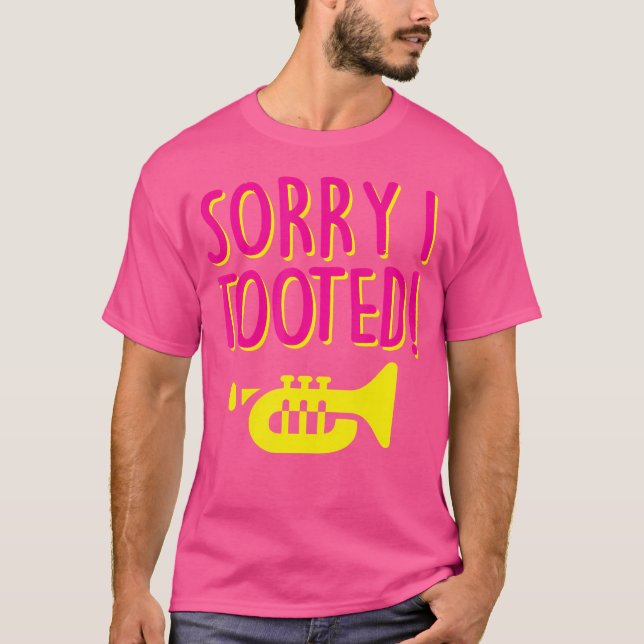 Marching Band Funny Trumpet T-Shirt (Vorderseite)