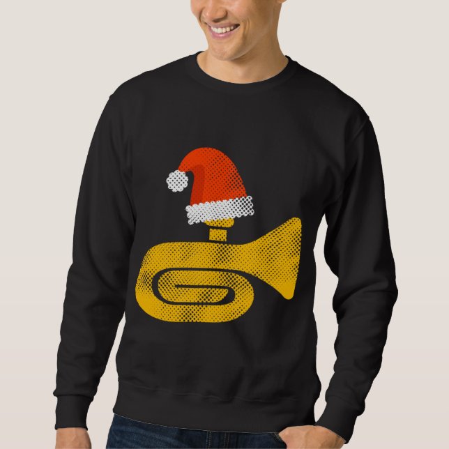 Marching Band Funny Tuba Sweatshirt (Vorderseite)