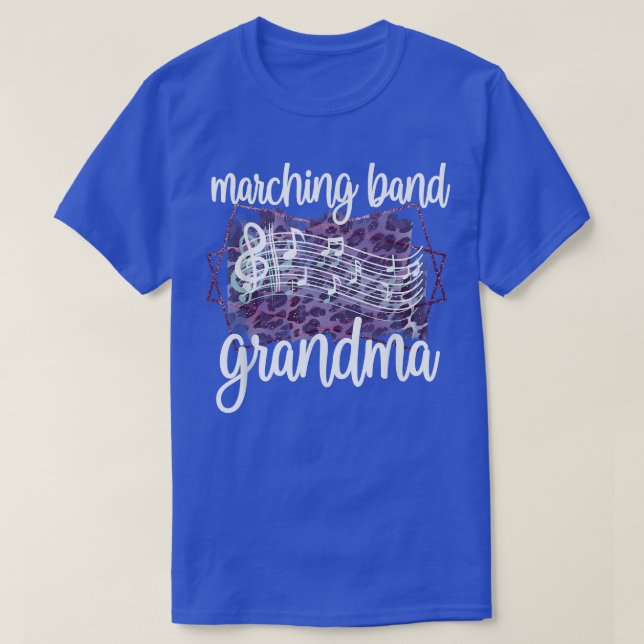 Marching Band Grandma Band Member Grandmother  T-Shirt (Design vorne)