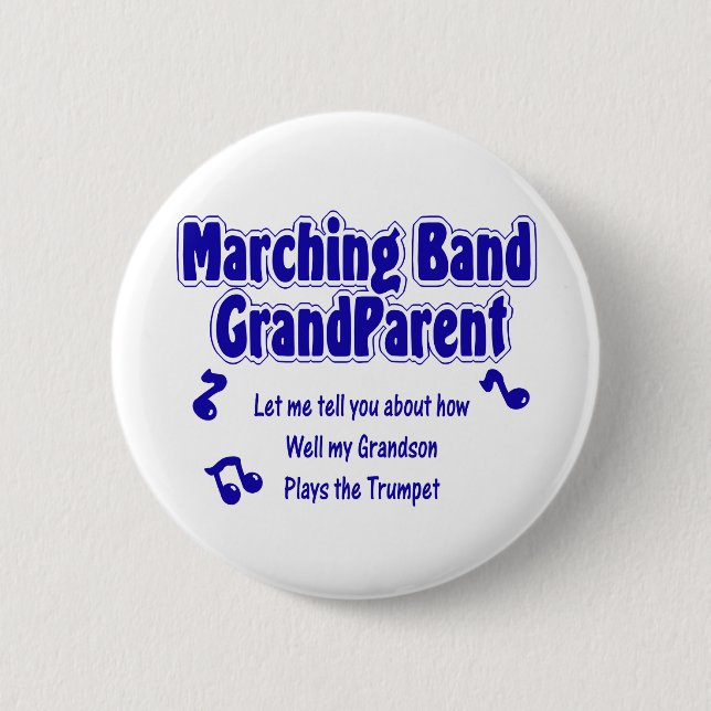 Marching Band Großeltern Button (Vorderseite)