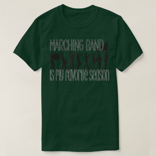 Marching Band ist mein Lieblingsfarbenwächter der  T-Shirt (Design vorne)
