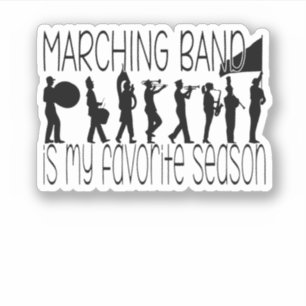 Marching Band ist meine Lieblingssaison Aufkleber