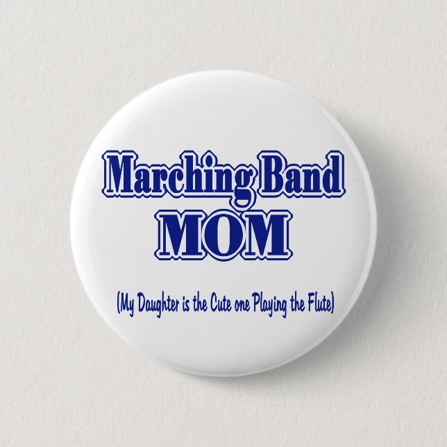 Marching Band Mama/Flute Button (Vorderseite)