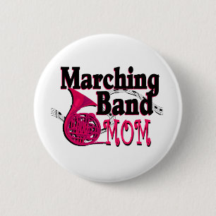 Marching Band Mama / Französisches Horn Button