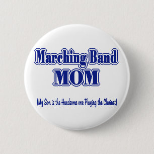 Marching Band Mama/Klarinette Button