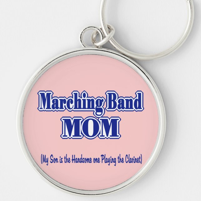 Marching Band Mama/Klarinette Schlüsselanhänger (Vorne)