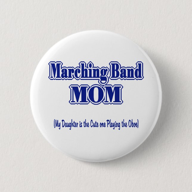 Marching Band Mama/Oboe Button (Vorderseite)
