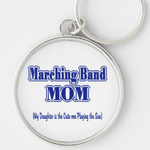 Marching Band Mama/Sax Schlüsselanhänger
