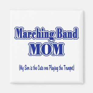 Marching Band Mama/ Trompete Magnet