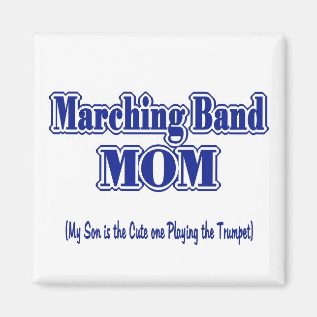 Marching Band Mama/ Trompete Magnet (Vorne)