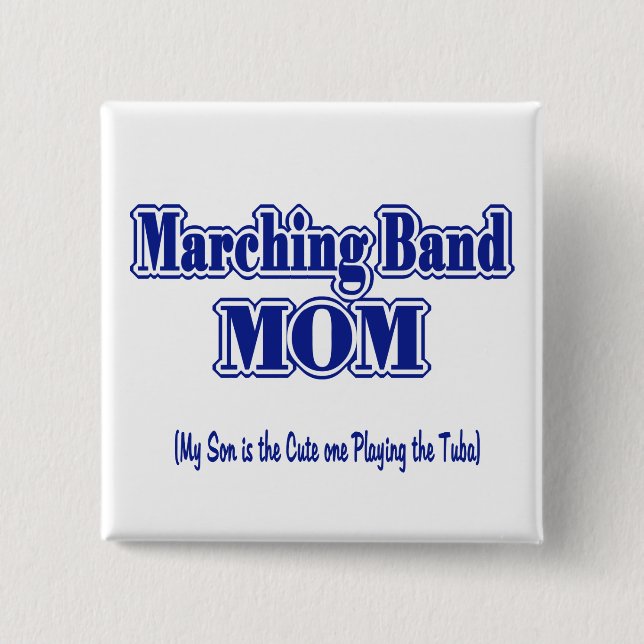 Marching Band Mama/Tuba Button (Vorderseite)