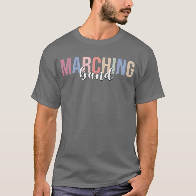 Marching Band Musical Vintag T-Shirt (Vorderseite)