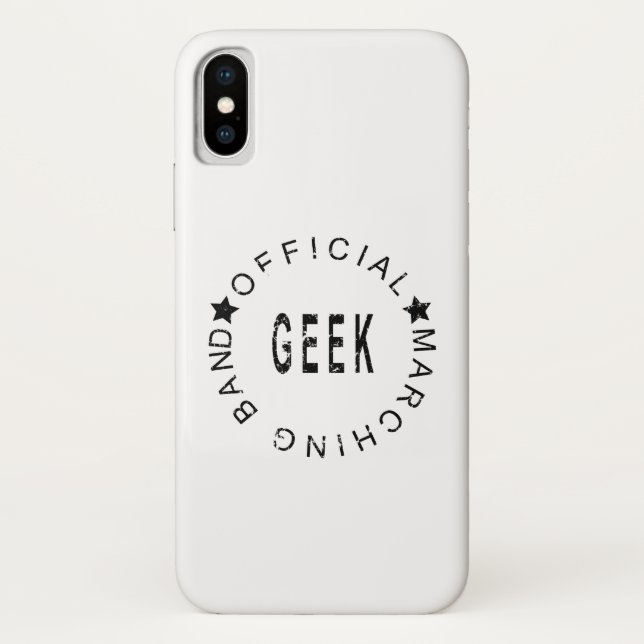 Marching Band Offiziell Geek Case-Mate iPhone Hülle (Rückseite)