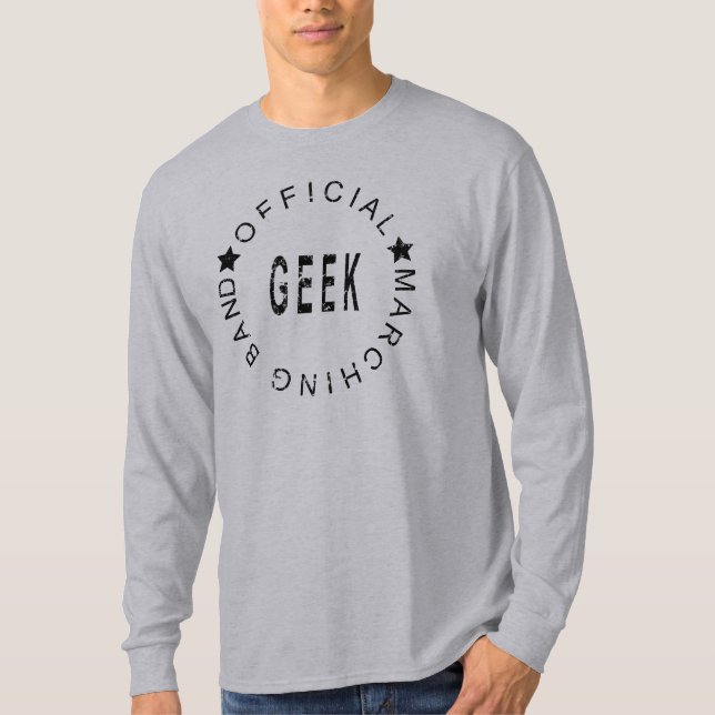 Marching Band Offiziell Geek T-Shirt (Vorderseite)