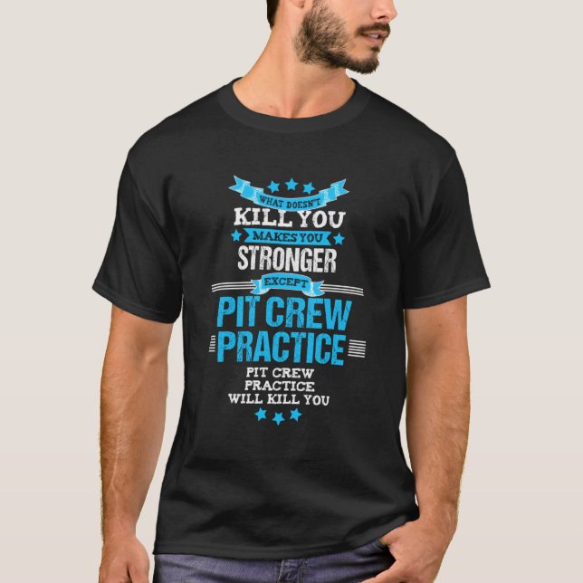 Marching Band Pit Crew Funny Schlagzeug T-Shirt (Vorderseite)